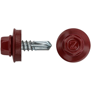 Саморезы кровельные 5.5х19 RAL3011 (уп.70 шт) 